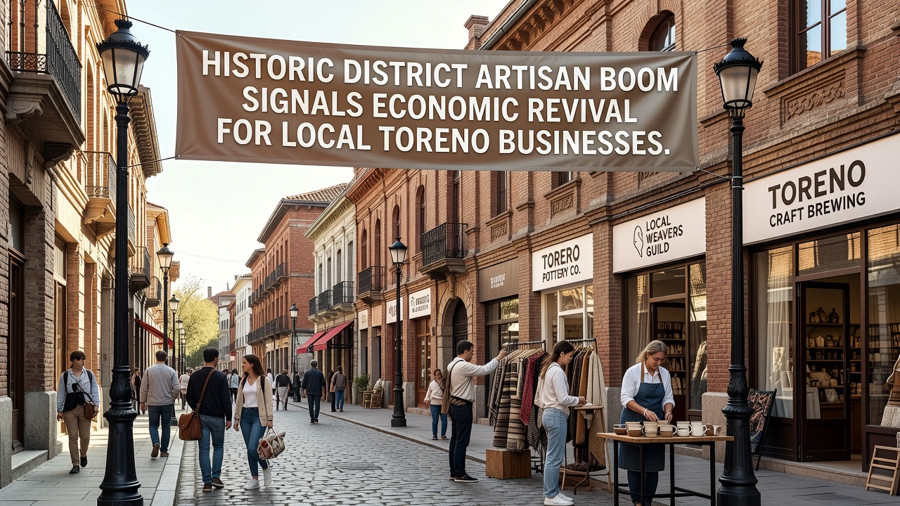 Historic District Artisan Boom Signals Economic Revival for Local Toreno Businesses